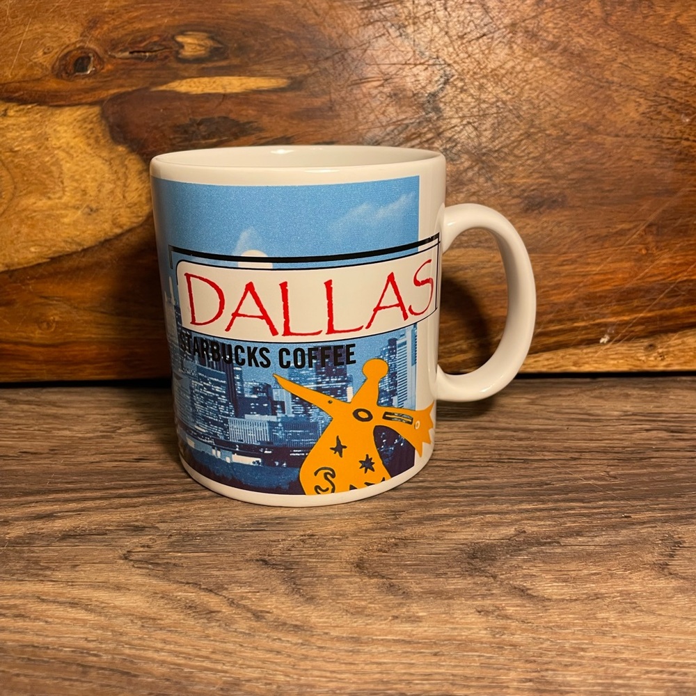Starbucks Dallas Coffee Mug - Blue and White